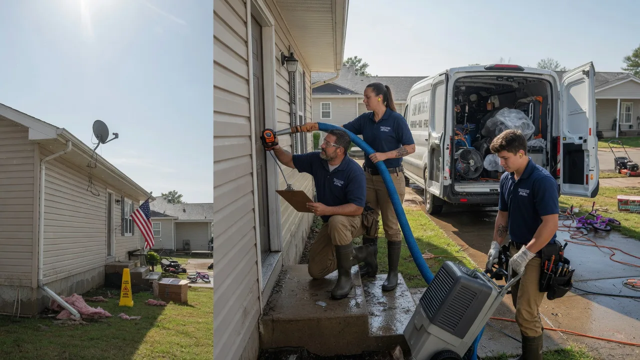 Ceiling Water Damage Restoration in Cullen, LA near me